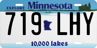 MN license plate 719LHY