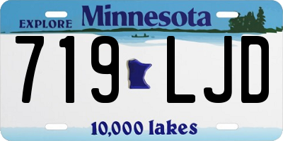 MN license plate 719LJD