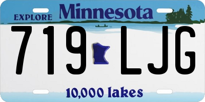 MN license plate 719LJG