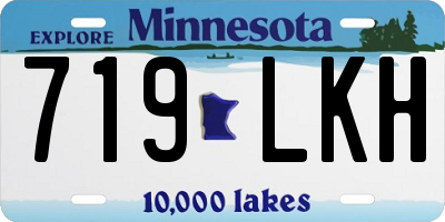 MN license plate 719LKH