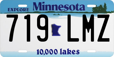 MN license plate 719LMZ