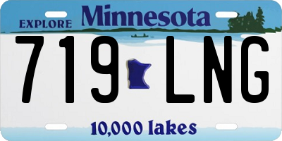 MN license plate 719LNG
