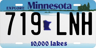 MN license plate 719LNH
