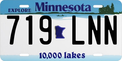 MN license plate 719LNN