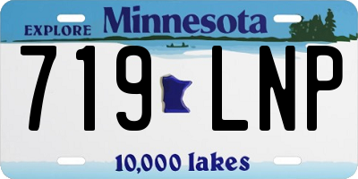 MN license plate 719LNP