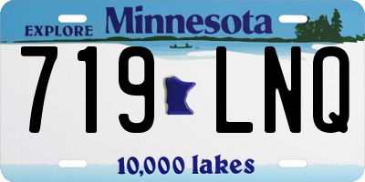 MN license plate 719LNQ