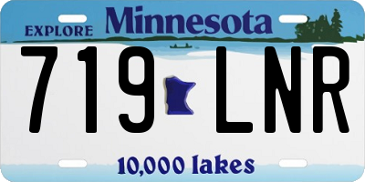 MN license plate 719LNR