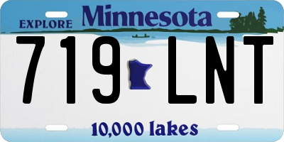 MN license plate 719LNT
