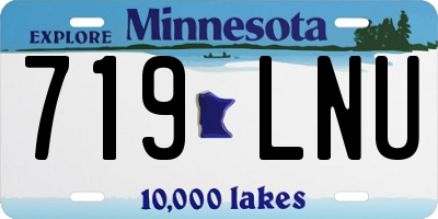 MN license plate 719LNU