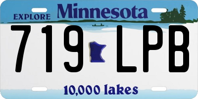 MN license plate 719LPB