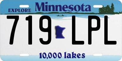 MN license plate 719LPL