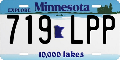 MN license plate 719LPP