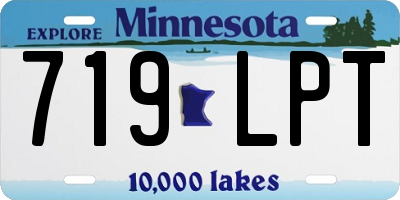 MN license plate 719LPT