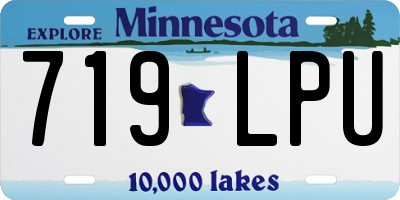 MN license plate 719LPU