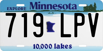 MN license plate 719LPV