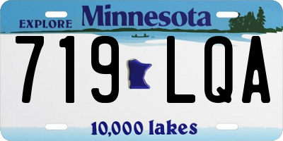 MN license plate 719LQA