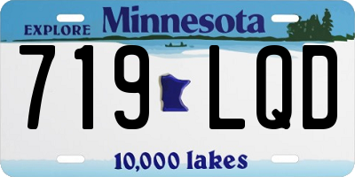 MN license plate 719LQD