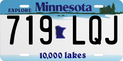 MN license plate 719LQJ