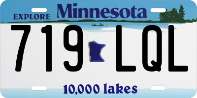 MN license plate 719LQL