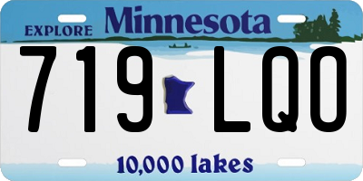 MN license plate 719LQO