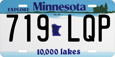 MN license plate 719LQP