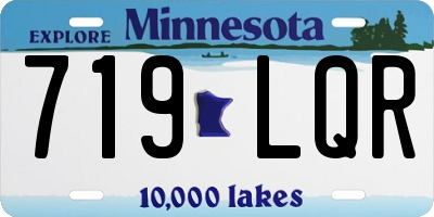 MN license plate 719LQR
