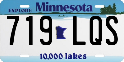 MN license plate 719LQS