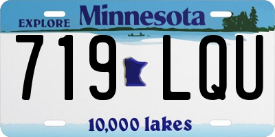MN license plate 719LQU