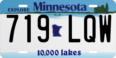 MN license plate 719LQW