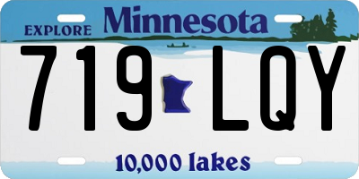 MN license plate 719LQY