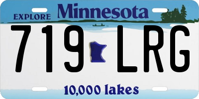 MN license plate 719LRG
