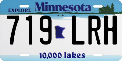MN license plate 719LRH
