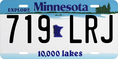 MN license plate 719LRJ