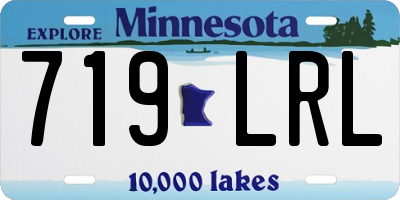 MN license plate 719LRL