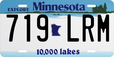 MN license plate 719LRM