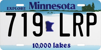 MN license plate 719LRP
