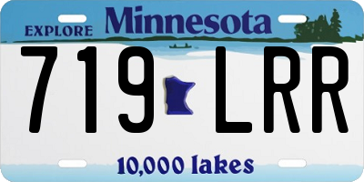 MN license plate 719LRR