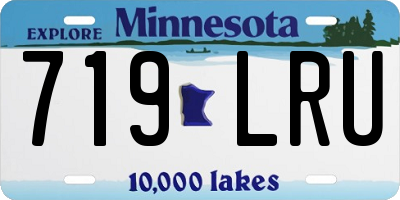 MN license plate 719LRU