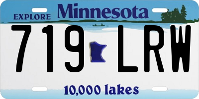 MN license plate 719LRW