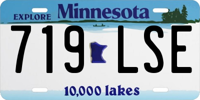 MN license plate 719LSE