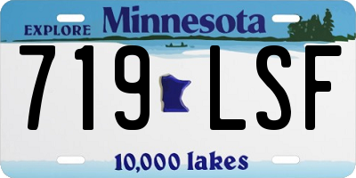 MN license plate 719LSF