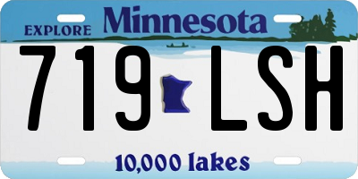 MN license plate 719LSH
