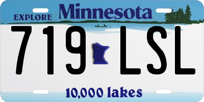 MN license plate 719LSL