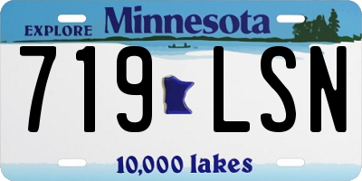 MN license plate 719LSN