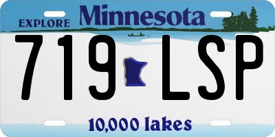 MN license plate 719LSP