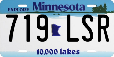 MN license plate 719LSR