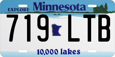 MN license plate 719LTB