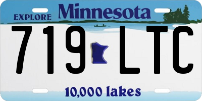 MN license plate 719LTC