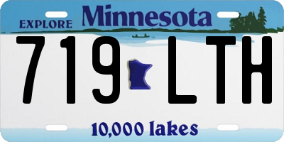 MN license plate 719LTH