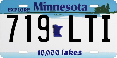 MN license plate 719LTI